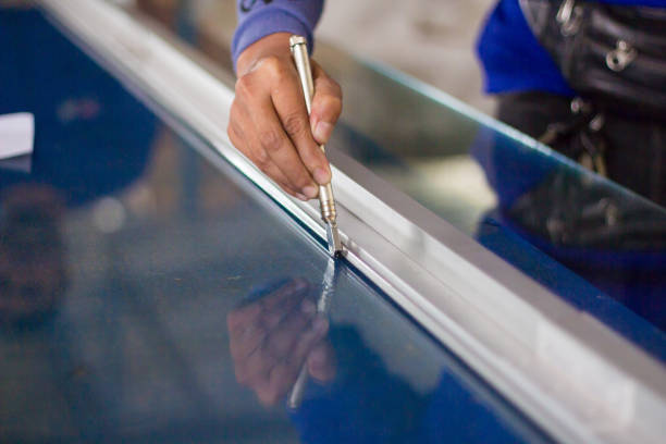 vitrine endommagée