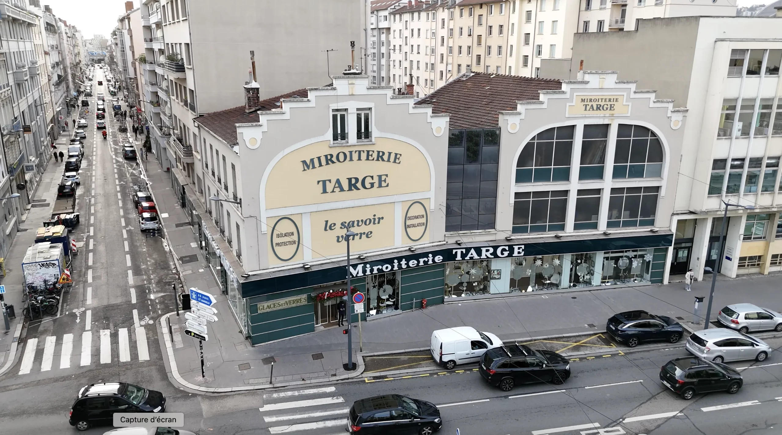 facade entreprise targe